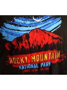 Vintage T-shirt Medium 1990's Colorado Rocky Mountain Park Graphic T-Shirt Med